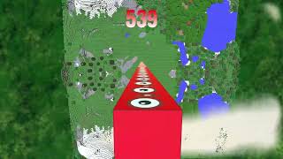 NumberBlock BIG tower in Minecraft [upl. by Hadsall]