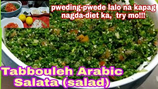 Tabbouleh an Arabic Salata quot Arabic saladquot Hunahunaa Gud [upl. by Nangatrad]