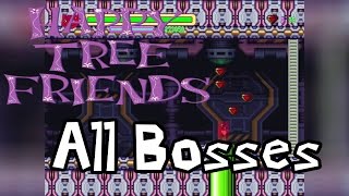 Happy Tree Friends Adventure Land PC  All Bosses [upl. by Nordek]