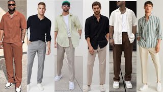 PANTALONES PARA HOMBRES 2024quotIDEAS DE LOOKS CON PANTALONES DE TELA [upl. by Anayd]