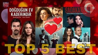 Top 5 najboljih i najpopularnijih turskih ljubavnih TV serija svih vremena sa prevodom [upl. by Ardene]