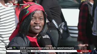 EFF commemorates its 11th anniversary in Kimberley Northern Cape today [upl. by Thackeray838]