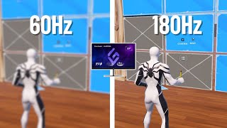 Switching To 180hz In Fortnite [upl. by Flinn]