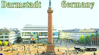 Darmstadt Germany The Hustle and Bustle In The Citys Central [upl. by Madora]