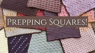 Bordering Each Square Of Our Sampler Blanket [upl. by Nagorb953]