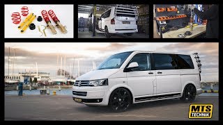 How to install MTS Technik coilovers in VW T5 [upl. by Egas]