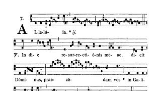 Dominica in Albis  Alleluia prima In die resurrectionis [upl. by Pierro]