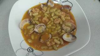 Verdinas con almejas y gambas con Mambo Iris Cocinando con Mambo [upl. by Marylynne265]