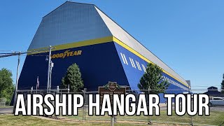 Goodyear Airship Hangar Tour  Wingfoot Lake [upl. by Nivag]