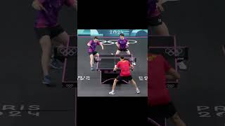 Table Tennis best points mixed paris2024 pingpong tabletennis worldtabletennis wtt shorts tt [upl. by Brandt993]