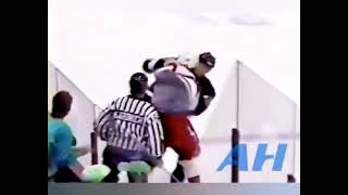 Bob Probert vs Shane Churla rivalry all 3 rounds [upl. by Bobbi376]