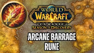 Arcane Barrage Rune Location for Mages  Season of Discovery Phase 4 [upl. by Cianca]