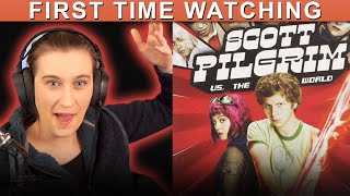 SCOTT PILGRIM VS THE WORLD 2010  MOVIE REACTION  FIRST TIME WATCHING [upl. by Broddie]