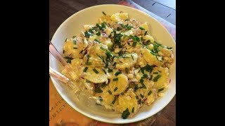 Recette de ma SALADE de POMMES de TERRE à LALSACIENNE [upl. by Marlin326]