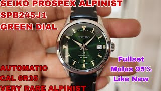 SOLD SEIKO PROSPEX 1959 ALPINIST REINTERPRETATION SPB245J1 GREEN DIAL RARE FOLLOW IG LakoneWatch [upl. by Marriott]