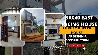 30x40 EAST FACING DUPLEX HOUSE  MAKALI COMPLETE HOME TOURKANNADA [upl. by Patrice244]