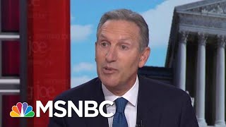 Im SelfMade Howard Schultz Reacts To Billionaire Criticism  Morning Joe  MSNBC [upl. by Ybeloc]