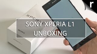 Sony Xperia L1 Unboxing Setup amp Handson Review [upl. by Inram]