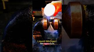 Liquid Oxygen With Magnet shorts science facts [upl. by Nylarahs774]