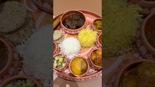 Trying Chef’s Special Bengali Thaali  Bengali Dawat [upl. by Nosahc]