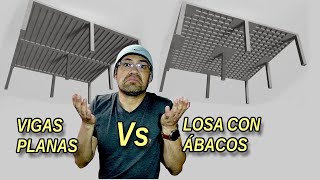 Resistencias a cortante de losas con vigas planas Vs losas con ábacos [upl. by Lupe]