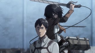 Mikasa Tries To Kill Bertholdt  Bertholdt transform  Eng Dub [upl. by Charlton]