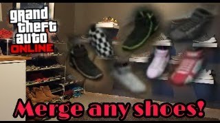 How To Get Any Shoes On Any Outfits Gta 5 Online Stuntman canva shoes deadline tron race shoes boots [upl. by Neille949]