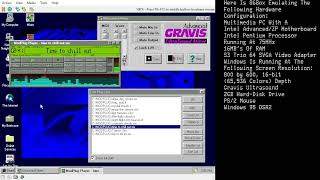 Time To Chill On ModPlug Player 86Box Win95 Gravis Ultrasound [upl. by Auberbach556]