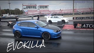 EVOK1LLA STi Backs Up His Name Takes Out Big Turbo Evo amp More [upl. by As35]