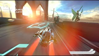 WipEout Omega  Queens Mall Time Trial  2048 AClass  Qirex Speed [upl. by Anwaf55]