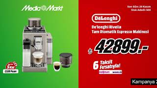 Rengarenk Şahane Cuma Geliyor  Delonghi Rivelia Tam Otomatik Espresso Makinesi 42899TL [upl. by Ahc]