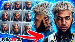 NEW BEST FACE CREATION IN NBA 2K21 COMP STAGE FACE CREATION [upl. by Mccollum]