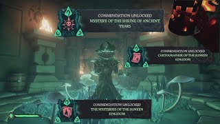 How to do Shrine of Ancient Tears and its 5 Secret Journals Sea of Thieves [upl. by Uzial641]