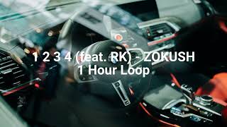 1 2 3 4 feat RK  ZOKUSH  1 Hour Loop [upl. by Malvino982]