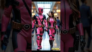 Pink Deadpool growth 😍 marvel shorts short [upl. by Ytrebil659]