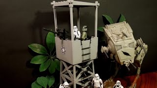 Custom Star Wars OutPost LookOut Tower [upl. by Flosser]