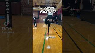 Over 15 Majorette Dance Moves [upl. by Blinny]