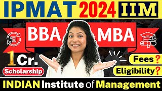 🔥IIMs BBAMBA IPM Application Form Out IPMAT 2024 Registrations  BBA From IIMsbba iim viral [upl. by Lantha]