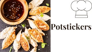 Potstickers  Easy Pork Pot Stickers Recipe [upl. by Ahsille794]