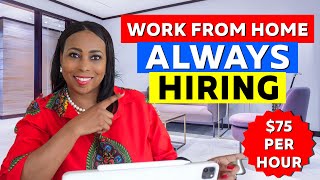 Top 15 Companies Always Hiring Work From Home Jobs Worldwide With Great Pay [upl. by Christoph]