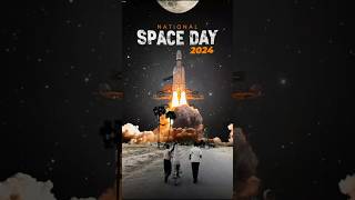 India Celebrates its First NATIONAL SPACE DAY 🎉 ISROs Chandrayaan 3 touched Moons South Pole 💥😍 [upl. by Shaun]