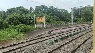 Train Journey Madurai express arriving at Punalur station [upl. by Bolitho]