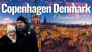 Copenhagen Denmark Christmas 2022  Full Tour [upl. by Novyart276]