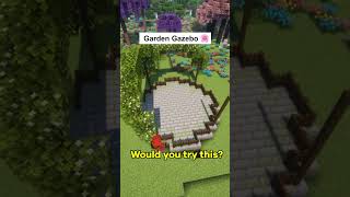 Beautiful Minecraft Garden Gazebo 🌸 shorts [upl. by Mendoza]