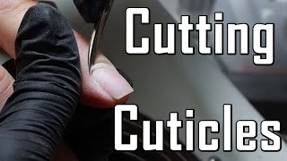 Cutting Cuticles  Is this crazy ✂️😳✂️ [upl. by Oca28]