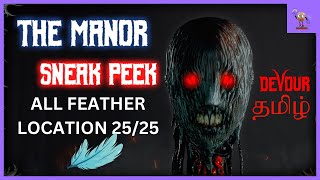 DEVOUR New Map The Manor feather Collectable Tutorial Tamil  PORI URUNDAI GAMING [upl. by Castora]