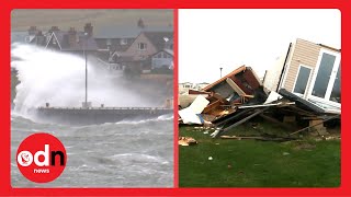 Storm Arwen Brings DEATH and CARNAGE to UK Shores [upl. by Maryly]