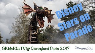 New Disney Stars on Parade  Disneyland Paris  25th Anniversary in HD  FRONT ROW [upl. by Salmon]