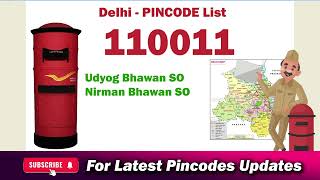 Udhyog Bhawan Delhi Pin Code 110011  Nirman Bhawan Delhi Pin Code [upl. by Ophelie]