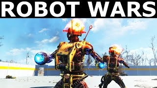 Fallout 4 Automatron  Robot Wars [upl. by Lemak157]